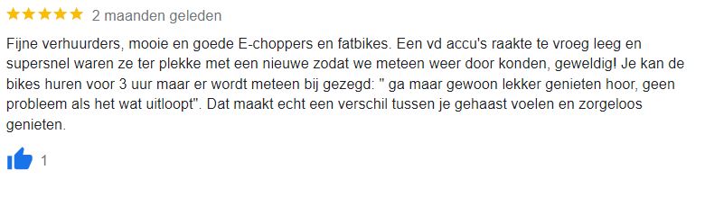 Woohoo, de 300e Google Review mogen ontvangen