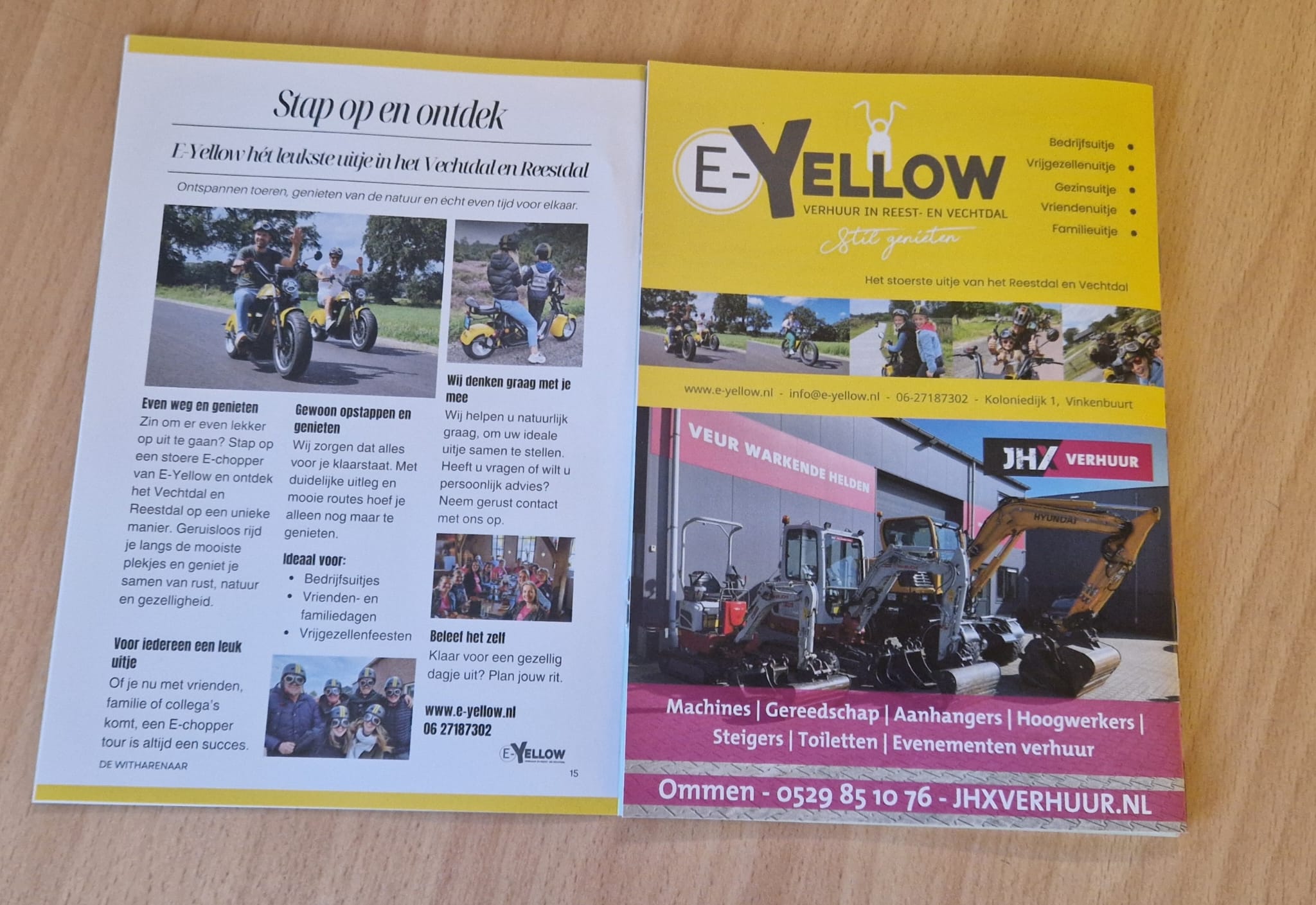E-Yellow sponsort De Witharenaar