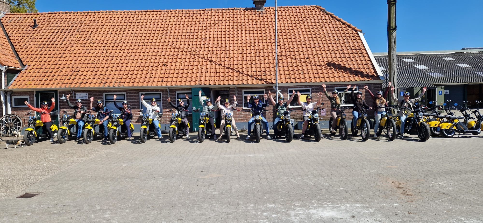 E-Yellow e-chopper verhuur