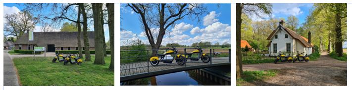 E-Yellow E-chopper verhuur route Soezen deur 't Reestdal